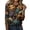 Army Green #148, variant on Halloween Shirts Women Funny 3/4 Sleeve Pullover Horror Castle Witch Printed Tops Spooky Crew Neck T Shirts Holiday Three Quarter Length Blouses, 4XL