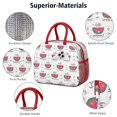 thumbnail image 4 of Lunch Bag Lunch Box for Women Reusable Insulated Lunch Bags,Water-Resistant Cute Summer Watermelon Cooler Lunch Tote Bag, Large Capacity for Work Travel Picnic, 4 of 6