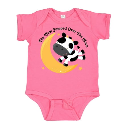 

Inktastic Cow Jumped over the Moon Gift Baby Boy or Baby Girl Bodysuit