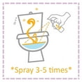 thumbnail image 4 of Air Scense Deodorizing Toilet Pre-Spray, Citrus, 2 fl oz, 6 Pack, 4 of 6