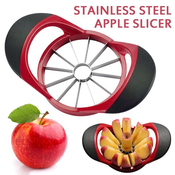 1 Pack Apple Slicer, Stainless Steel Divider Sharp/Safe/Durable, 12