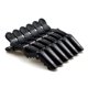 thumbnail image 1 of 6 pinzas para el cabello negras con forma de cocodrilo para seccionar y peinar el cabello rápidamente, accesorios de salón duraderos., 1 of 2