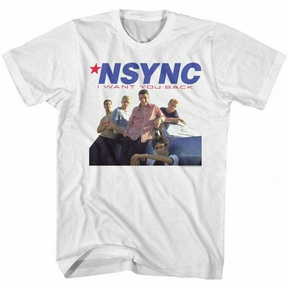 NSYNC-WANT YOU BACK-WHITE ADULT S/S TSHIRT-2XLT