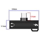 thumbnail image 2 of FUTUREORYY Adaptador De Auriculares Type 35Mm Con Carga Y Audio Para Dispositivos USB C Negro, 2 of 8