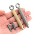 thumbnail image 1 of Titanium Alloy Brass Modular Screwdriver Ratchet Wheel Screwdriver With 2PCS S2 Bit EDC Riding Equipment Tungsten Head Gadget, 1 of 5