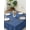 Blue, variant on Navy Blue Tablecloth Square Table Cloth 60x60, Waterproof Outdoor Table Cloth Covers Decorative Table Protector, Vintage Country Monochrome Farmhouse Washable Table Cover for Kitchen Dinning Party