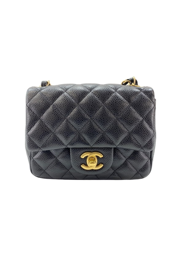 Pre-Owned Chanel Mini Matelass Shoulder Bag, Black
