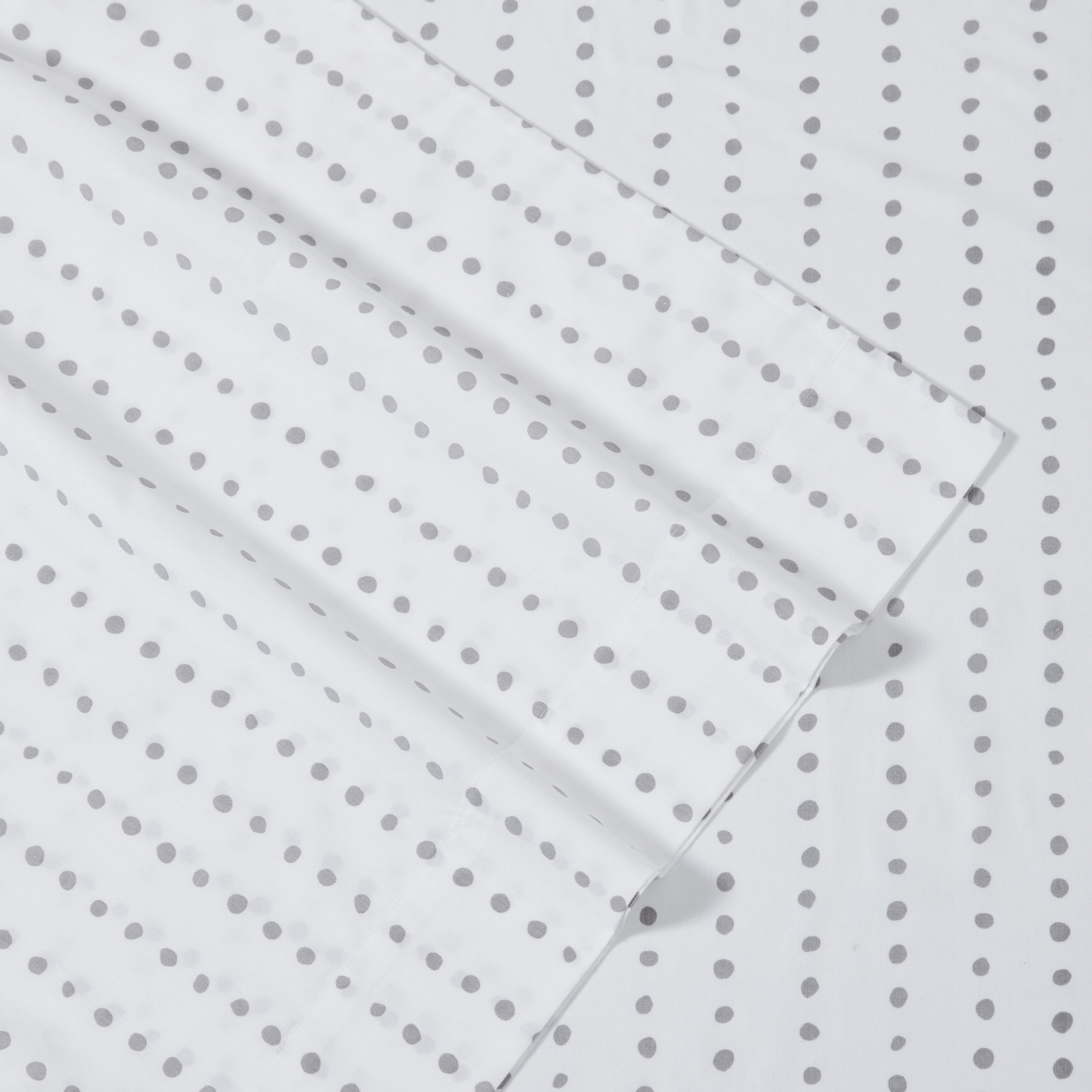 City Scene Radius Charcoal Cotton Percale King Sheet Set
