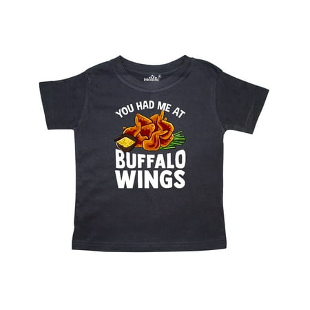 

Inktastic Buffalo Wings Game Day Snack Gift Toddler Boy or Toddler Girl T-Shirt