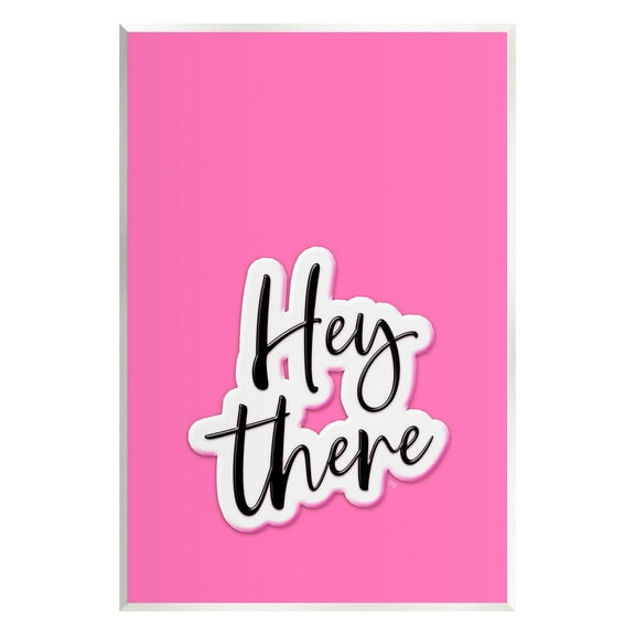Stupell Industries Bold Hey There Beauty & Fashion Painting Unframed Art Print Wall Art, 10 x 15