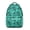 Greenish-blue-4, variant on Doughnut Print Ergonomic School Bag - Waterproof Exterior, Breathable Straps, and Spacious Compartments for Daily Use