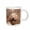 White, variant on 3drose, Soft Coated Wheaten Terrier Portrait, Mr and Pr,, 11oz Two-tone Black Mug
