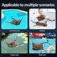 thumbnail image 5 of Remote Control Boat Realistic Devil Fish High Speed Rcboat Children Funny Gift, 5 of 5