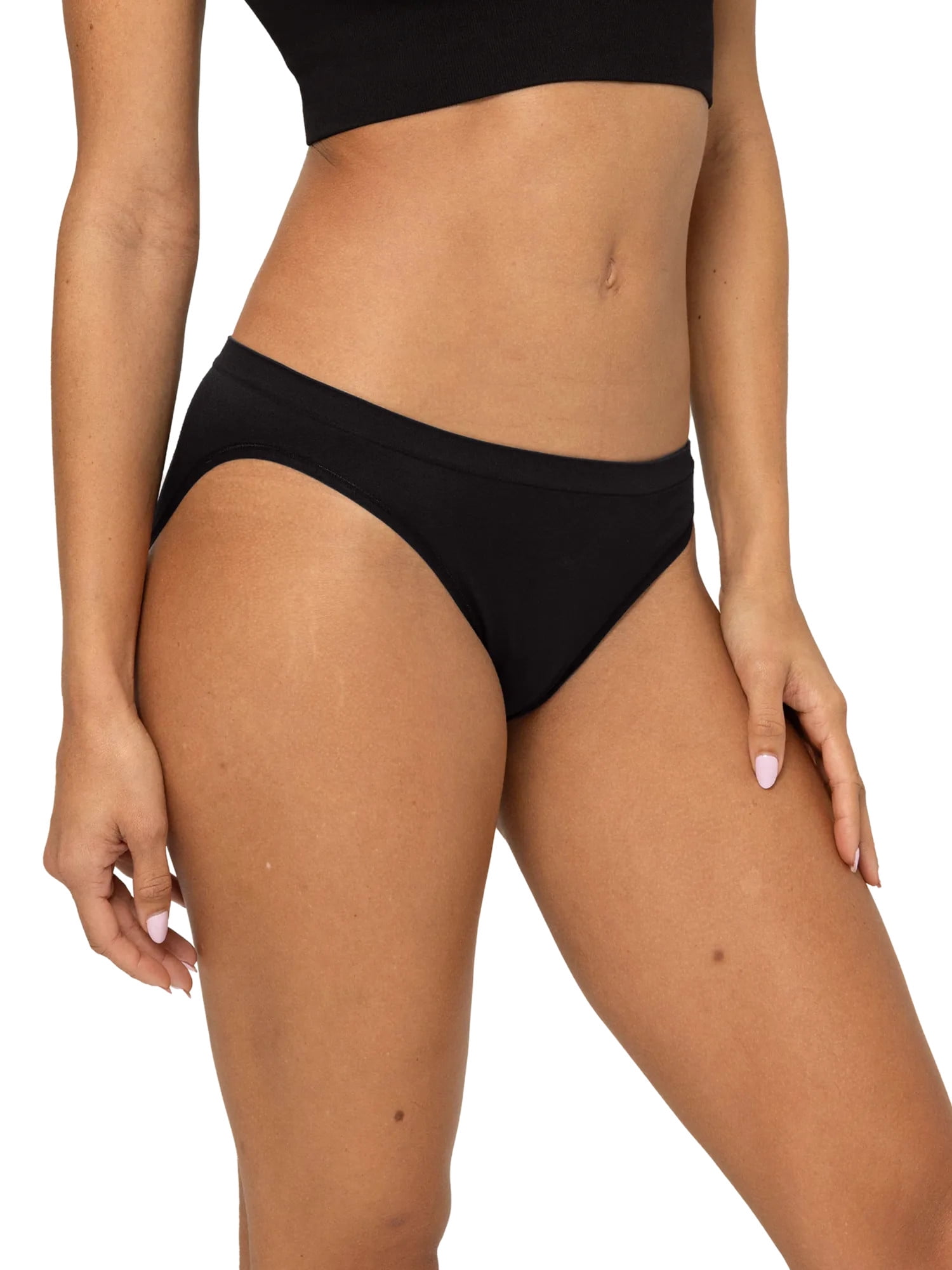 Fruit of the Loom Women's Seamless Underwear, No Show Panties, Multiple Styles, 4‑Way Stretch, 6-Pack, Sizes S-3XL