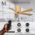 thumbnail image 7 of Matthews Fans - Irene-5H 5-Blade 52 Inch Flush Mount Ceiling Fan In Contemporary, 7 of 7
