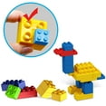 thumbnail image 5 of PicassoTiles 100PCS Large Construction Brick Building Blocks, STEM Bricks Toy Set, Creative Learning Early Education Playset, 5 Colors 4 Shapes for Kids 3+, 5 of 8