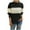 Black, variant on Herrnalise Women's Knitted Crop Tops Fashion Long Sleeves Round Neck Color Matching Loose Tops Blouse Knitted Sweater Pullover Jumper Sweaters