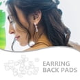 thumbnail image 4 of 100 Pcs Ear Clip Accessories Earrings Covers for Sports Pads Clear Backs on Miss, 4 of 6