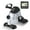 Gray, variant on Mini Exercise Bike, Under Desk Bike Pedal Exerciser porable Foot Cycle Arm & Leg Peddler Machine with LCD Screen Displays,Silver