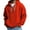 Red, variant on LEBONYARD Men's Trendy Plus Size Half Zipper Drawstring Hooded Solid Color Long Sleeve Warm Loose Fit Pullover Casual Large Pockets Sports Sweatshirts