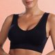 thumbnail image 4 of Conjunto de lencería Sujetador de belleza para mujer, sujetador de ejercicio de una pieza, uso diario femenino (negro XXL) Kuymtek Negro T XXL para Mujer, 4 of 5