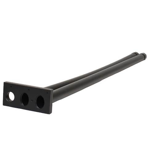 Lund Boat Rod Holder Organizer 2159506 | 2 Tube 49 Inch Black