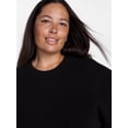 thumbnail image 4 of Terra & Sky Women's Plus Knit Crewneck Pullover Sweater, Sizes 0X-5X, 4 of 5