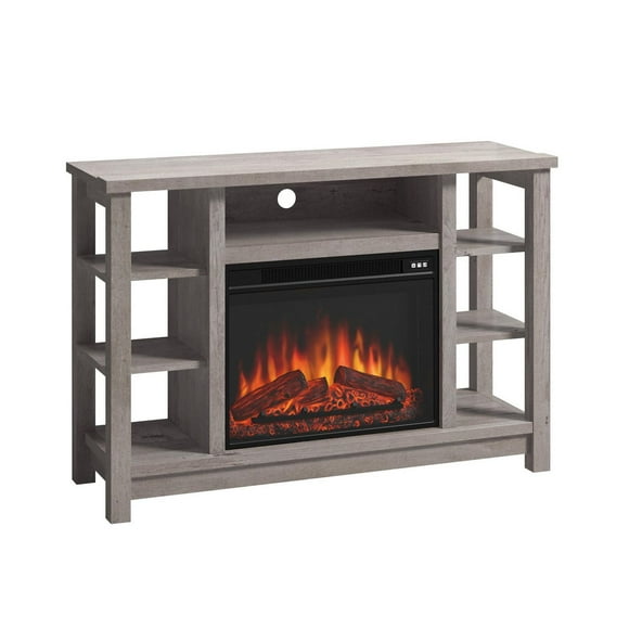 Sauder Crédence Cheminée, Finition Mystic Oak®, 426154