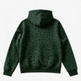 thumbnail image 5 of Fall Outfits For Women Leopard Print Hooded Sweatshirt Long Sleeve Casual Versatile Trendy Soft Pullover, 5 of 5