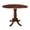 Espresso, variant on 42" Round Dual Drop Leaf Pedestal Table - 35.5"H Espresso