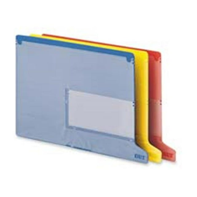 Smead Manufacturer Company SMD61950 Tab Out Guide- 2 Poche- en Bas Tab- 13-.25in.x9in.- Rouge