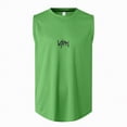 thumbnail image 4 of Ccpelsie Mens Vacation Tank Top Summer Sleeveless Beach Soft Muscle Tee Comfort Lightweight Casual(Green,M), 4 of 9