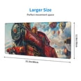 thumbnail image 2 of Rocae Beautiful Red Train Hot Air Balloon for Gaming Mouse Pad, Mouse Pad Large, Office Computer Keyboard Mousepad, Keyboard and Mouse Pad with Stitched Edges,31.5 x 11.8 in, 2 of 5