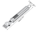 thumbnail image 3 of HBFAGFB Lemon Zester Grater,Stainless Steel Orange Citru Kitchen Peeler Tool with Channel Knife, 3 of 6