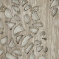 thumbnail image 2 of Madison Park Laurel Branches Carved Wood Panel Wall Decor in Natural, 2 of 5