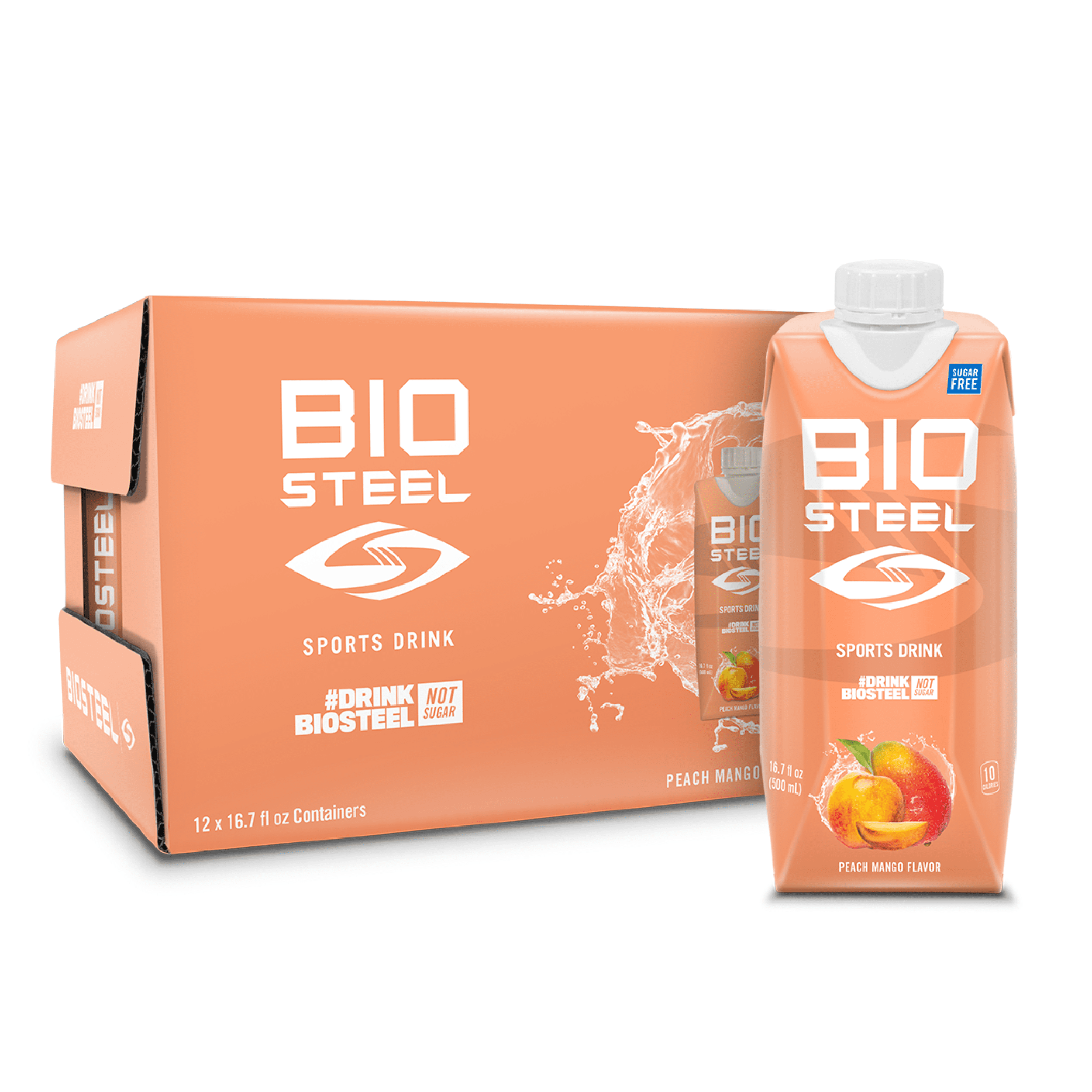 BioSteel Sports Drink, SugarFree with Essential Electrolytes, Peach