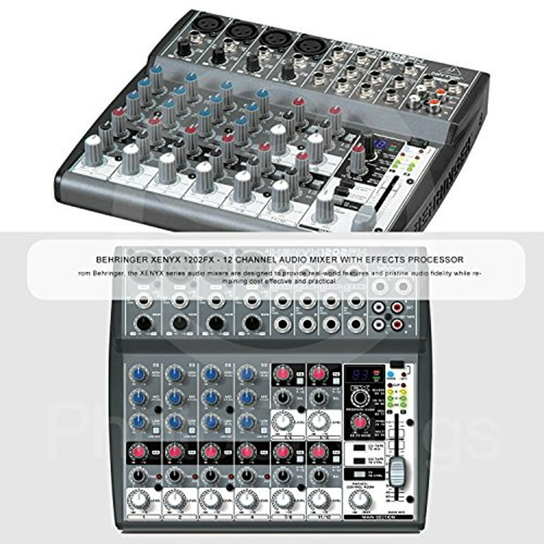 Behringer XENYX 1002B 10-Channel Audio Mixer Bundled +K240 Studio  Headphone, 10f 