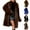Black, variant on Womens Long Faux Fur Coats Fluffy Faux Fur Jacket Long Sleeve Lapel Furry Coats Fuzzy Winter Jacket Gray XS