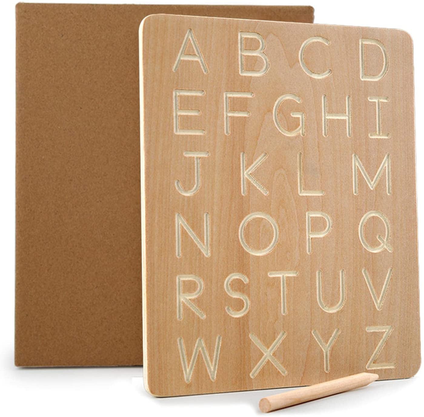 Wooden Alphabet Tracing Board 
