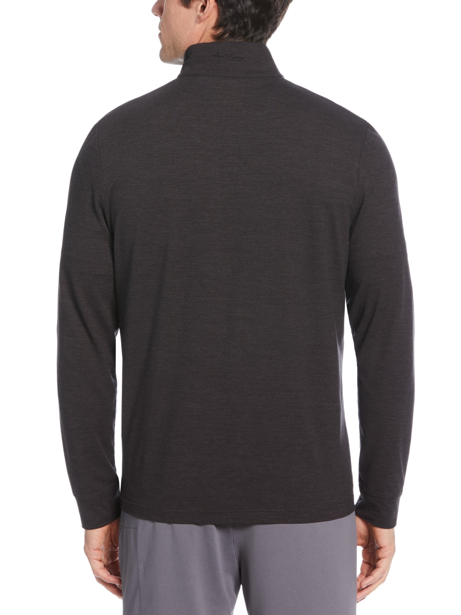 Ben Hogan Men's and Big Men's Multi Color Stripe Chest Print 1/4 Zip Golf Sweater, up to Size 5XL