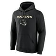 thumbnail image 2 of Men's Lamar Jackson Baltimore Ravens Black Team Wordmark Pullover Hoodie, 2 of 3