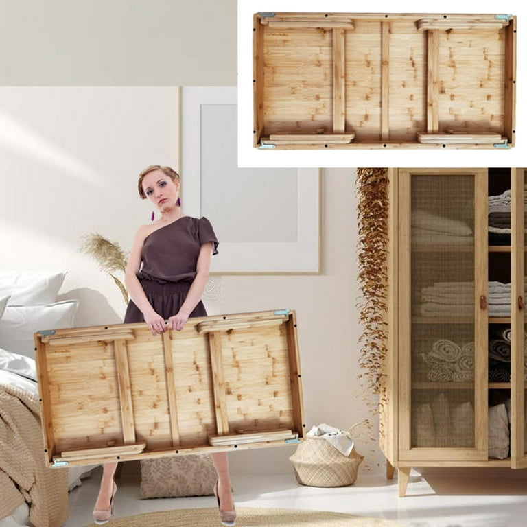 Fully Assembled Bamboo Coffee Table for Sitting on the Floor