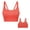 Red, variant on Sports Bra for Women High Impact V-Back Gym Yoga Strappy Padded Racerback Bras Large Bust Exercise Athletic Bras