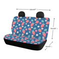 thumbnail image 4 of FUIALDOLG Strawberry Floral Car Back Seat Covers, Set of 2 Pieces Stretch Durable Seat Covers for SUV, Truck and Sedan, 4 of 4