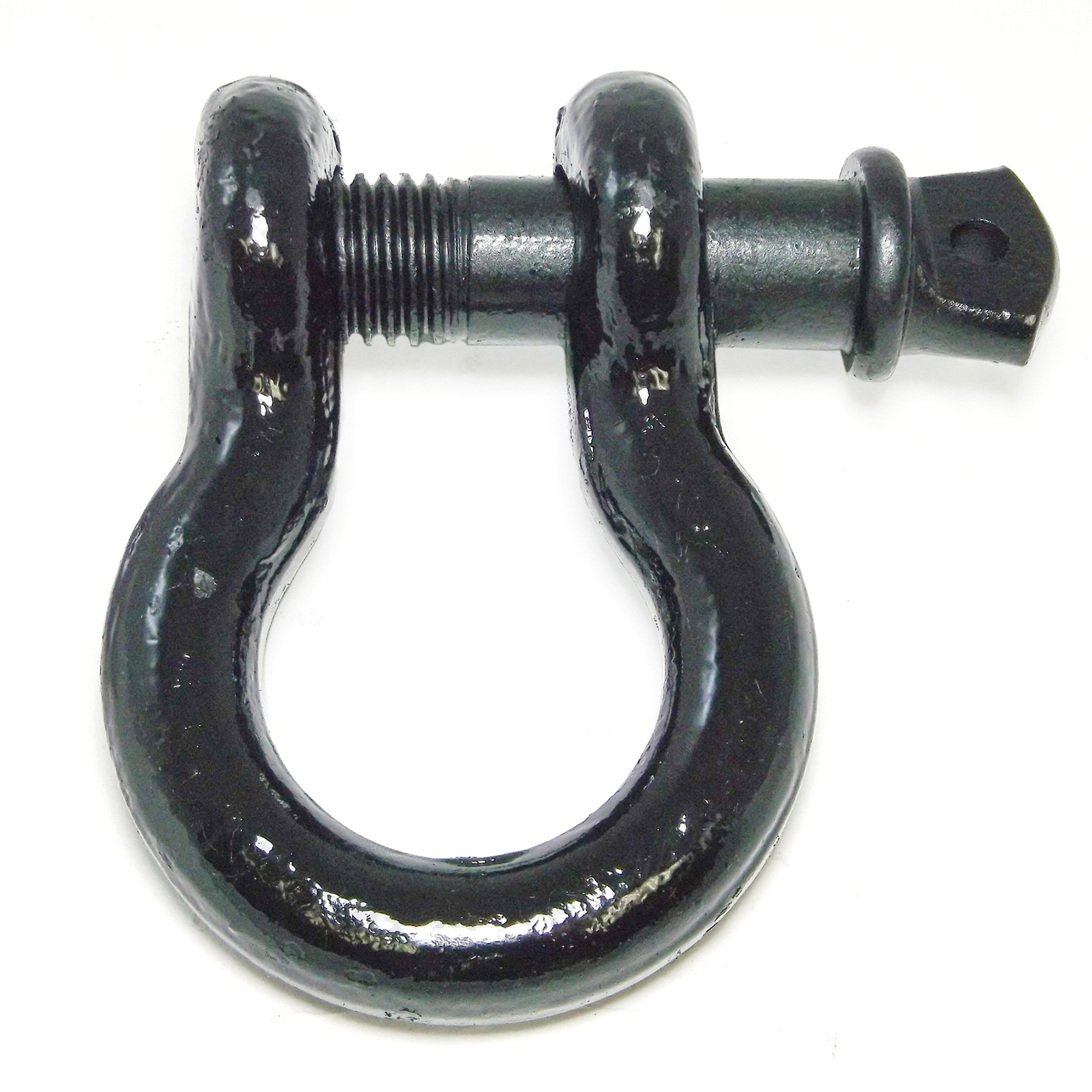 Red Hound Auto DRing Shackle 3/4 Inches Galvanized D Ring Marine Anchor Bow Black with Screw