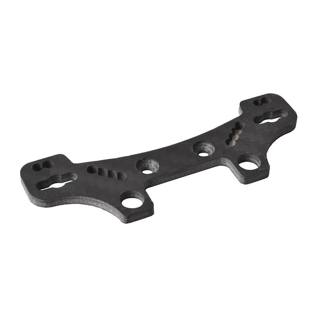 RC Amortiguador de Cque licencia de Alojamiento Fibra de Carbono 1:10 Repuestos TT02 Vehículos de Automóvil Hugo Amortiguador Stay