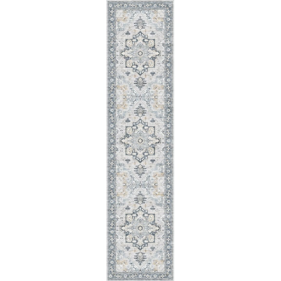 SIXHOME 2'x6' Runner Rugs Vintage Washable Rugs Carpet Soft Rugs for Living Room Bedroom Entryway Hallway Kitchen Green
