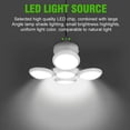 thumbnail image 2 of Solar Camping Light With LED Lantern  Portable Tent Lamp With Hanging Hook  Folding LED Football Bulbs Rechargeable USB Desk Lights For Home  Office  Tent  Car  Emergency Outages, 2 of 11