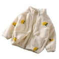 thumbnail image 2 of Esaierr Toddler Fleece Jacket Kids Lightweight Warm Winter Coat Long-Sleeved Outwear for Baby Boys Girls 1-12Y, 2 of 5