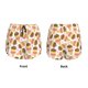 thumbnail image 3 of Balery Cute Ice Cream Pantalones cortos deportivos para mujer con forro y dos bolsillos, elásticos, para entrenamiento, gimnasio, yoga-Large, 3 of 7
